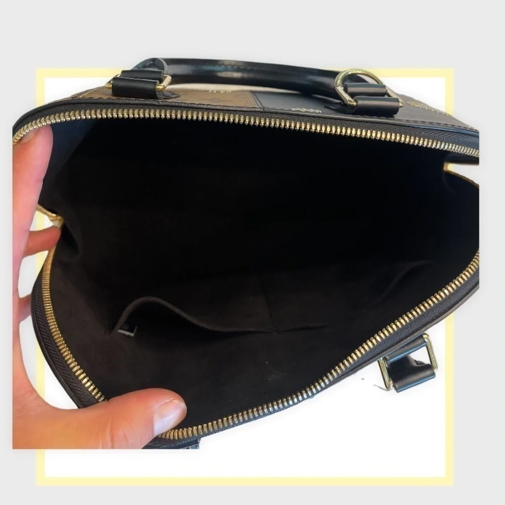 LV LOUIS VUITTON Reverse Monogram‎ Studded Night Lights Alma PM